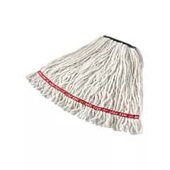 Rubbermaid Web Foot® Shrinkless Wet Mop, Antimicrobial, 20 oz., Loop, Yarn (FGA21206WH00)