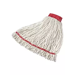 Rubbermaid Web Foot® Shrinkless Wet Mop, Antimicrobial, 20 oz., Loop, Yarn (FGA25306WH00)