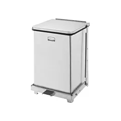 Rubbermaid Corbeille à pédale carrée avec doublure Defenders(MD)