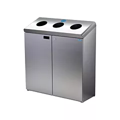 Frost Floor Standing Recycling Station, Bulk, 42 gal., Stainless Steel (316-S)