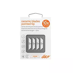 Dentec Slice™ Lames à bout pointu en céramique pour couteau pour boîte, Simple (2110408)