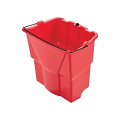 Rubbermaid Wavebrake® Optional Dirty Water Bucket, Red, 4.5 US Gal. (18 qt.) (2064907)