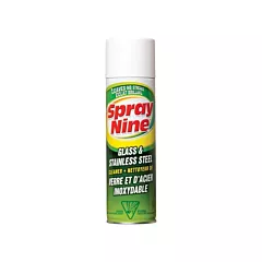 Spray Nine Glass & Stainless Cleaner, 600 g, Aerosol Can (C23319)