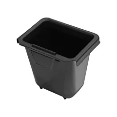 Techstar Plastics Inc Waste Container, Deskside, 4-1/4 US Qt., Polyethylene (EZ-400)