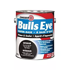 Zinsser Bulls Eye® Water Based Primer, Gallon, White, 3.78 L, 3.78 L, Very Flat (254067)
