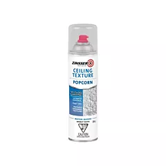Zinsser Popcorn Ceiling Texture Coating, Aerosol Can, White, 396 g, Textured (317933)