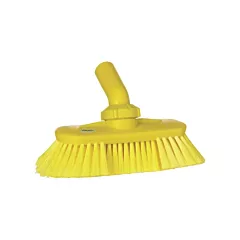 Vikan Angle-Adjustable Water-Fed Washing Brush, 9-1/4