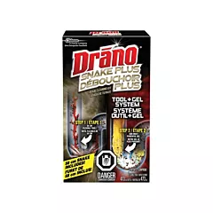 SC Johnson Drano® Gel & Snake Tool Drain Cleaner Kit, Bottle, 473 ml (1.00592E+13)