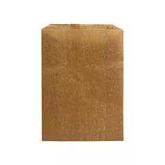 Hospeco Kraft Waxed Feminine Hygiene Disposal Bags, 7-1/2