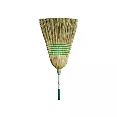 M2 Professional Light-Duty Corn Broom, 6-String, Wood (BC-107)