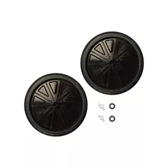 Rubbermaid Specialmade Replacement Wheel Kit for Receptacle Dolly (FG9W71L2BLA)