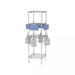 Metropolitan Wire PPE Sanitizing Tree with Shelves (CR181863-PPET)
