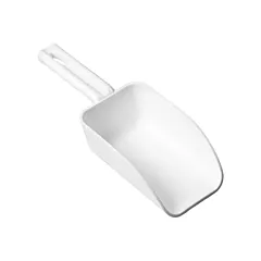 Remco Products Mini Hand Scoop, Plastic, White, 16 oz. (63005)