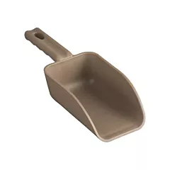 Remco Products Mini Hand Scoop, Plastic, Brown, 16 oz. (630066)
