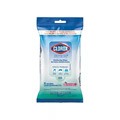 Clorox Disinfecting Wipes On the Go, 15 No. of Wipes (55500557936)