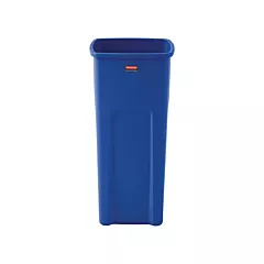 Rubbermaid Untouchable® Square Recycling Container, Bulk, 23 US gal., Plastic (FG356973BLUE)