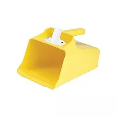 Remco Products Mega Dipper Scoop, Plastic, Yellow, 128 oz. (65526)