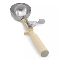 Vollrath 3.25 Oz Disher #10, Ivory Handle