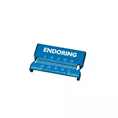 Jordco EndoRing Metal Ruler Blue
