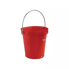 Vikan Seau, Rouge, 1,5 gal. US (56884)