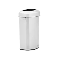 Rubbermaid Conteneur de déchets demi-rond avec esthétique raffinée