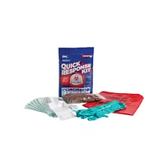 Brady Hazwik® Quick Response Spill Kit for Bodily Fluids, Biohazard, Bag, 0.49 US gal., Portable (SKHAZ-QRK-BF5)