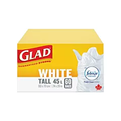 Glad Tall 45L Febreze Garbage Bags