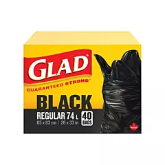 Glad 74L Garbage Bags