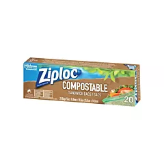 SC Johnson Sacs à sandwich compostables Ziploc(MD), 6-1/2