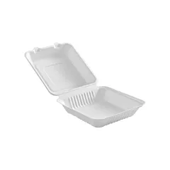 Globe Compostable Hinged Food Containers
