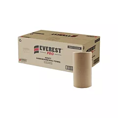 Sunset Converting Corporation Essuie-mains en rouleaux Kraft, 205', 1 Pli, Dérouler par le centre (HWT12205K)