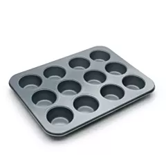 Fox Run 12 Cup Mini Muffin Pan, Carbon Steel