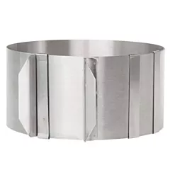 Ateco Adjustable Cake Ring, Stainless Steel