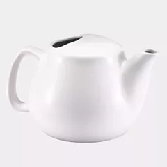 Browne 16 Oz Tea Pot, White