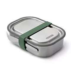 Black + Blum 1 Litre Lunch Box With Spoon, Olive