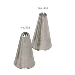 Ateco French Star Pastry Tip, Stainless Steel