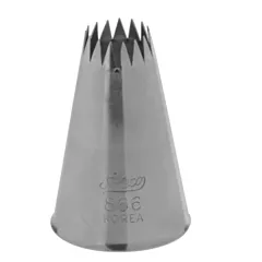 Ateco Large Closed Star Pastry Tip, Stainless Steel