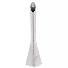 Ateco Small Bismark Piping Tip, Stainless Steel