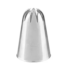 Ateco Closed Star Piping Tip, Stainless steel