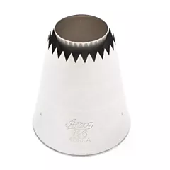 Ateco Protruding Cone Piping Tip, Stainless Steel