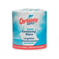 Certainty Lingettes désinfectantes pour surfaces, Pochette (WE1500)