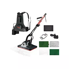 Motor Scrubber Shock Oscillating Floor Cleaning Machine with Backpack, Cleaner, 5000 RPM (MSSHOCKCOMP)