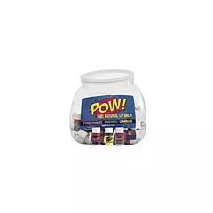 Kamco POW 100% Natural Lip Balm Assorted 100/pkg 