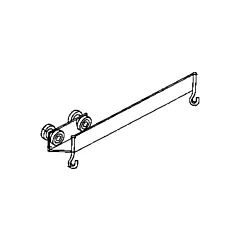 Duratrack Rouleau déporté à chevauchement des murs-rideaux (16OT)