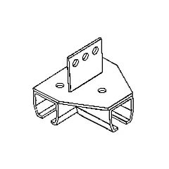 Duratrack Support de montage sur poutre pour murs-rideaux (16TB3WV)