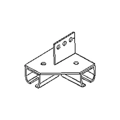 Duratrack Beam Mount Curtain Partition 90° Corner Connector (16TBRAV)