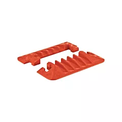 Checkers Industrial Products Linebacker® 5-Channel Heavy Duty End Caps, 5 No. of Channels (CPEC5X125-O)
