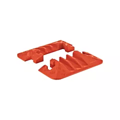 Checkers Industrial Products Linebacker® 3-Channel Heavy Duty End Caps, 3 No. of Channels (CPEC3X225-O)