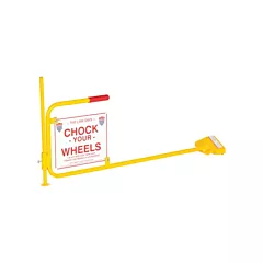 Vestil Flag Rail Chock, 1 No. of Chocks (FRC-2)