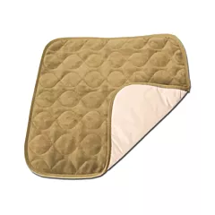 Velvet Chair Protector Pad-Khaki